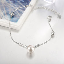 Load image into Gallery viewer, New Pearl S925 Silver Bracelet for woman European Popular link chain fashion and fine Jewelry Wholesale