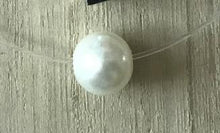 Load image into Gallery viewer, New Personality Fashion Square Imitation Pearl Crystal Zircon Zircon Necklace Invisible Transparent Fishing Line Necklace Women