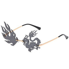 Load image into Gallery viewer, Personality Frameless Dragon And Phoenix Sunglasses Men Women Jane Street Shooting Travel Beach Dance Party