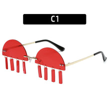 Load image into Gallery viewer, Personality Jellyfish Sunglasses Exaggerated Punk Sunglasses Street Shooting Wild Men and Women Sunglasses