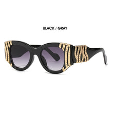 Load image into Gallery viewer, Personality Metal Decoration Ladies Sunglasses Classic Retro Catwalk Trend Wild Gorgeous High-quality Sunglasses