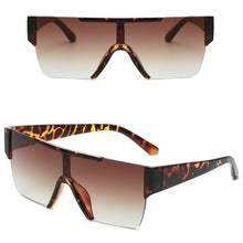 Load image into Gallery viewer, Personality One-piece Rimless Sunglasses Men and Women Trendy Street Shooting Eyeglasses Color Glasses