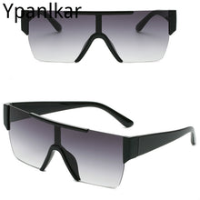 Load image into Gallery viewer, Personality One-piece Rimless Sunglasses Men and Women Trendy Street Shooting Eyeglasses Color Glasses