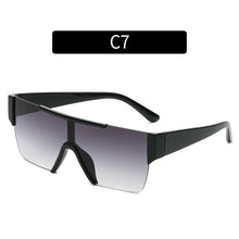 Load image into Gallery viewer, Personality One-piece Rimless Sunglasses Men and Women Trendy Street Shooting Eyeglasses Color Glasses