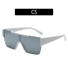 Load image into Gallery viewer, Personality One-piece Rimless Sunglasses Men and Women Trendy Street Shooting Eyeglasses Color Glasses