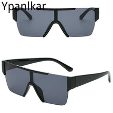 Load image into Gallery viewer, Personality One-piece Rimless Sunglasses Men and Women Trendy Street Shooting Eyeglasses Color Glasses