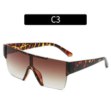 Load image into Gallery viewer, Personality One-piece Rimless Sunglasses Men and Women Trendy Street Shooting Eyeglasses Color Glasses