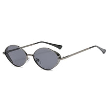 Load image into Gallery viewer, Personalized Oval Sunglasses Ladies Diamond-shaped Threaded Leg Sun glasses Women&#39;s Vintage Glasses