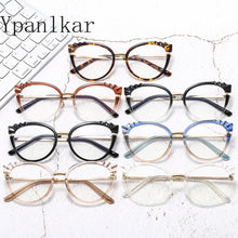 Load image into Gallery viewer, Personalized Irregular Gradient Glasses Women&#39;s Anti Blue Light Full Frame Light and Comfortable Decorative Glasses