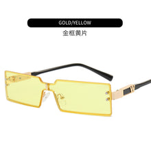 Load image into Gallery viewer, Personalized One-piece Small Frame Sunglasses Trendy Popular Men Women Shades Top Brand Designer Cool UV400 Eyewear