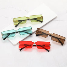 Load image into Gallery viewer, Personalized One-piece Small Frame Sunglasses Trendy Popular Men Women Shades Top Brand Designer Cool UV400 Eyewear