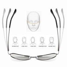 Load image into Gallery viewer, Photochromic Polarized Sunglasses Men Women Classic Pilot Chameleon Sun Glasses Change Color Fishing Eyeglasses
