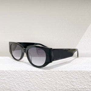 Pink White Black Oval Mini Small Frame  Women's Sunglasses Graffiti Oval Men's Glasses