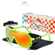 Load image into Gallery viewer, Pit Viper One Piece Sunglasses Oversized Mirror UV400 Goggle Oval Flat Top Colorful Shades With Free Box