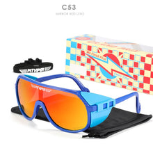 Load image into Gallery viewer, Pit Viper One Piece Sunglasses Oversized Mirror UV400 Goggle Oval Flat Top Colorful Shades With Free Box