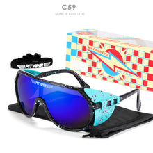 Load image into Gallery viewer, Pit Viper One Piece Sunglasses Oversized Mirror UV400 Goggle Oval Flat Top Colorful Shades With Free Box