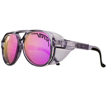 Load image into Gallery viewer, Pit Viper Sunglasses Pilot Punk Style Polarized Mirror UV400 Goggle Oval Flat Top Colorful Driving Shades With Free Box