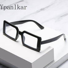 Load image into Gallery viewer, Plain Blue Light Proof Transparent Glasses Retro Literature Jelly Color Flat Lens Frame Tide