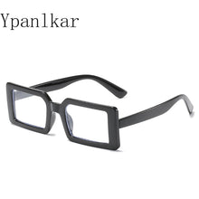 Load image into Gallery viewer, Plain Blue Light Proof Transparent Glasses Retro Literature Jelly Color Flat Lens Frame Tide