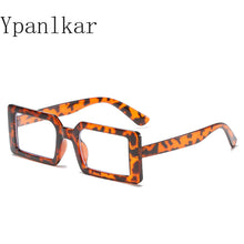 Load image into Gallery viewer, Plain Blue Light Proof Transparent Glasses Retro Literature Jelly Color Flat Lens Frame Tide