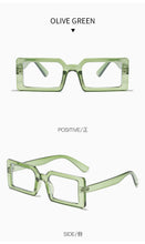 Load image into Gallery viewer, Plain Blue Light Proof Transparent Glasses Retro Literature Jelly Color Flat Lens Frame Tide