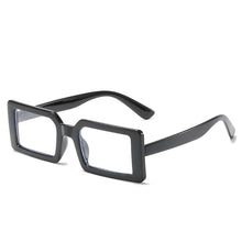 Load image into Gallery viewer, Plain Blue Light Proof Transparent Glasses Retro Literature Jelly Color Flat Lens Frame Tide