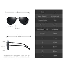 Load image into Gallery viewer, Polarized Men Sunglasses Classic Driving Sun Glasses Metal Frame Mirror Lens Sunglasses Men/Women