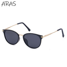 Load image into Gallery viewer, Polarized Mens Black Sunglasses 2023 Brand Designer Stylish Metal Frame Round Sun Glasses Men Women Oculos De Sol Masculino