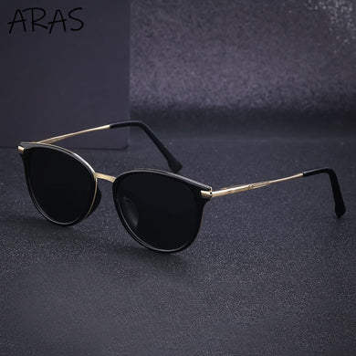 Polarized Mens Black Sunglasses 2023 Brand Designer Stylish Metal Frame Round Sun Glasses Men Women Oculos De Sol Masculino