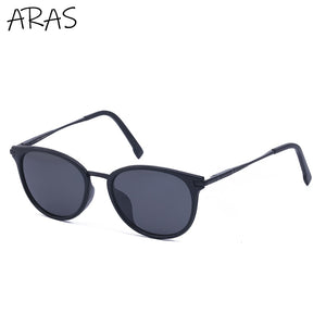 Polarized Mens Black Sunglasses 2023 Brand Designer Stylish Metal Frame Round Sun Glasses Men Women Oculos De Sol Masculino