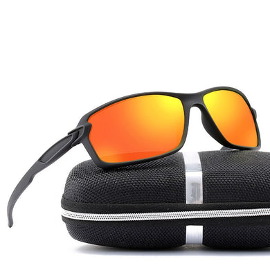 Occhiali da sole polarizzati da uomo Designer di marca Occhiali da sole antivento sportivi Occhiali da guida unisex da pesca con montatura nera