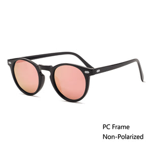 Polarized Sunglasses Men Women  Round TAC Lens TR90 Frame Brand Designer Driving Sun Glasses Oculos De Sol UV400