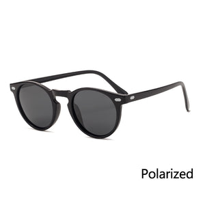 Polarized Sunglasses Men Women  Round TAC Lens TR90 Frame Brand Designer Driving Sun Glasses Oculos De Sol UV400