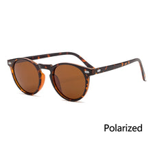 Load image into Gallery viewer, Polarized Sunglasses Men Women  Round TAC Lens TR90 Frame Brand Designer Driving Sun Glasses Oculos De Sol UV400