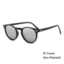 Load image into Gallery viewer, Polarized Sunglasses Men Women  Round TAC Lens TR90 Frame Brand Designer Driving Sun Glasses Oculos De Sol UV400