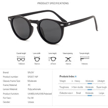 Load image into Gallery viewer, Polarized Sunglasses Men Women  Round TAC Lens TR90 Frame Brand Designer Driving Sun Glasses Oculos De Sol UV400