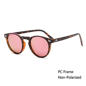 Polarized Sunglasses Men Women  Round TAC Lens TR90 Frame Brand Designer Driving Sun Glasses Oculos De Sol UV400