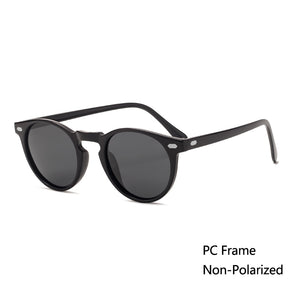 Polarized Sunglasses Men Women  Round TAC Lens TR90 Frame Brand Designer Driving Sun Glasses Oculos De Sol UV400