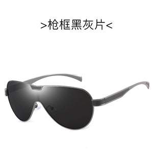 Polarized Sunglasses for Men One Piece Retro Sun glasses Classic Eyeglasses Fishing Glasses Driving Sunglasses