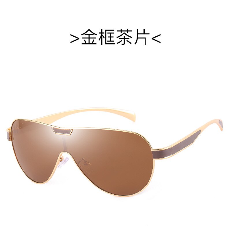 Polarized Sunglasses for Men One Piece Retro Sun glasses Classic Eyeglasses Fishing Glasses Driving Sunglasses