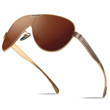 Load image into Gallery viewer, Polarized Sunglasses for Men One Piece Retro Sun glasses Classic Eyeglasses Fishing Glasses Driving Sunglasses