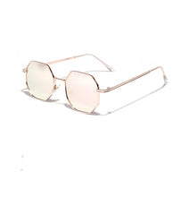 Carica l&#39;immagine nel visualizzatore di Gallery, Polygon Small Sunglasses Women Retro Round Metal Sun Glasses Men Brand Designer Hexagon Eyeglasses UV400 5514