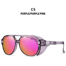 Load image into Gallery viewer, Punk Style Polarized Pit Viper Sunglasses Men Women Brand Design Flat Top Colorful Retro Sun Glasses UV400 Goggle With Box