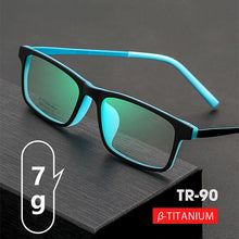 Load image into Gallery viewer, Pure Titanium Eyeglasses Frame Youth Small TR Myopia Glasses Frame Ultra Light Comfortable Full Frame Optical Glasses 8886