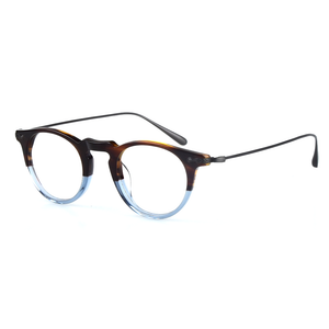 Pure Titanium Eyeglasses Lightweight Retro Round Glasses Frame Men OV5343 Women Spectacles Optical Computer Oculos De Grau