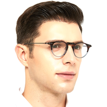 Load image into Gallery viewer, Pure Titanium Eyeglasses Lightweight Retro Round Glasses Frame Men OV5343 Women Spectacles Optical Computer Oculos De Grau