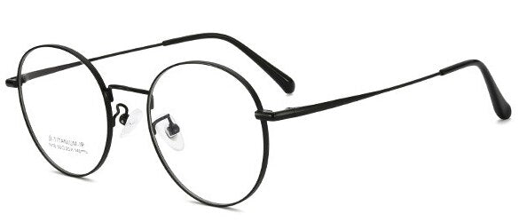 Pure β Titanium Spectacle Frame , Women Ultra Light Round Frame Myopia Glasses frames for Prescription  F1918