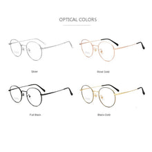 Load image into Gallery viewer, Pure β Titanium Spectacle Frame , Women Ultra Light Round Frame Myopia Glasses frames for Prescription  F1918