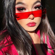 Load image into Gallery viewer, Rectangle Sunglasses Women 2023  Brand Designer Red Pink Clear Small Lens Personality Sun Glasses Shades UV400