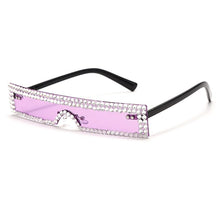 Load image into Gallery viewer, Rectangle Sunglasses Women 2023  Brand Designer Red Pink Clear Small Lens Personality Sun Glasses Shades UV400